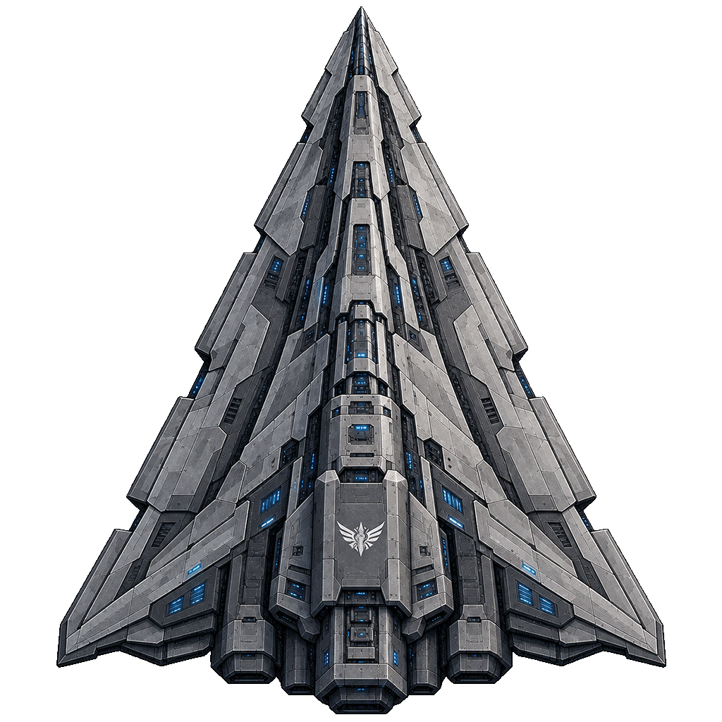 The Resolute star cruiser approaching a distant world